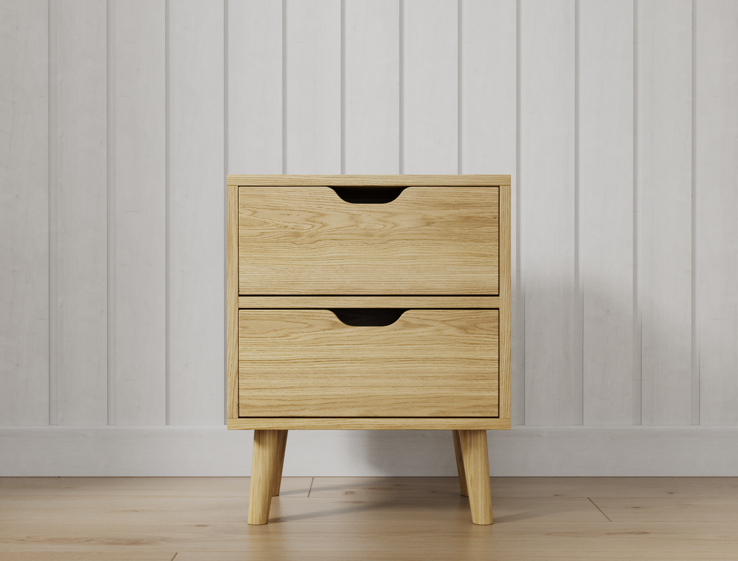 Luca Natural Bedside Table