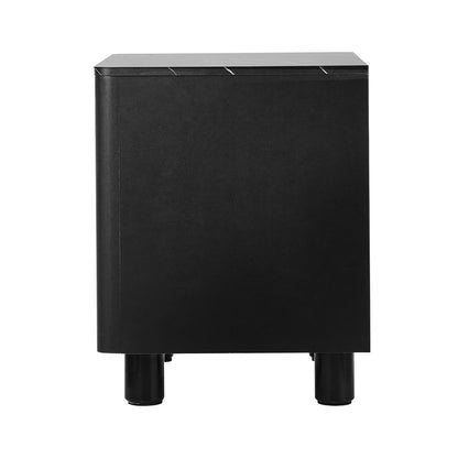 Luna Black Bedside Table