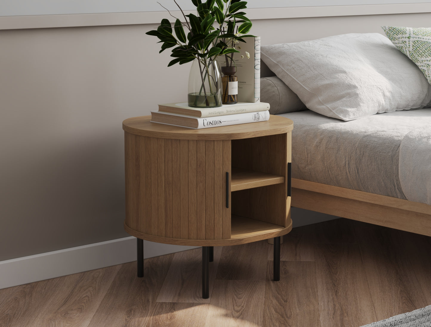 Baxter Natural Bedside Table