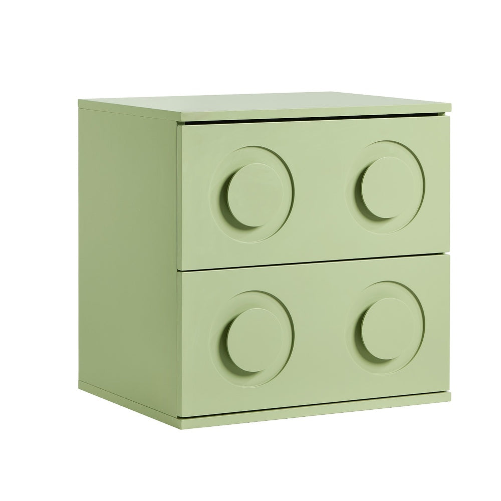 Cassie Green Bedside Table