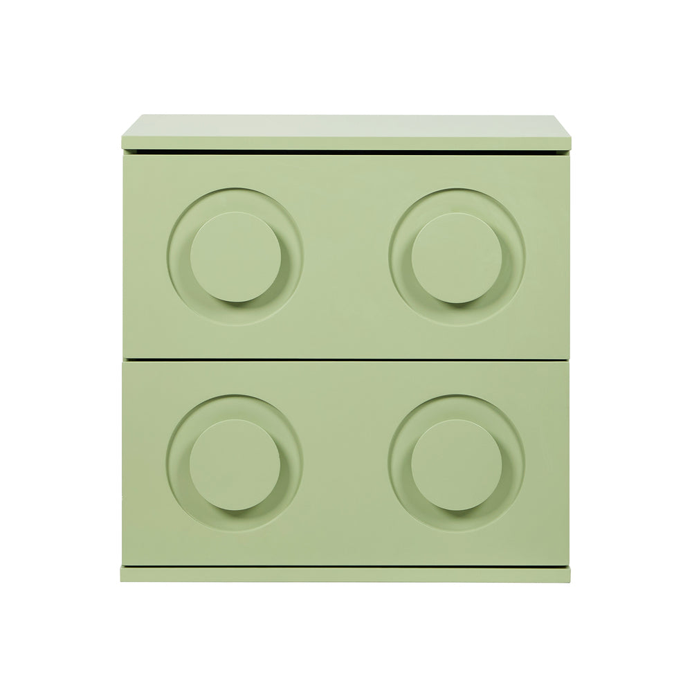 Cassie Green Bedside Table