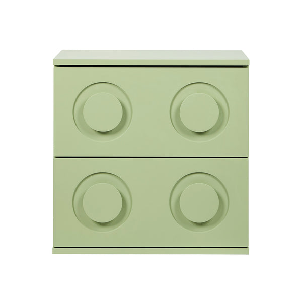 Cassie Green Bedside Table