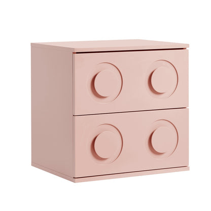 Cassie Pink Bedside Table
