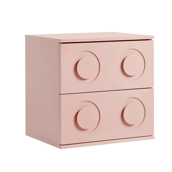 Cassie Pink Bedside Table