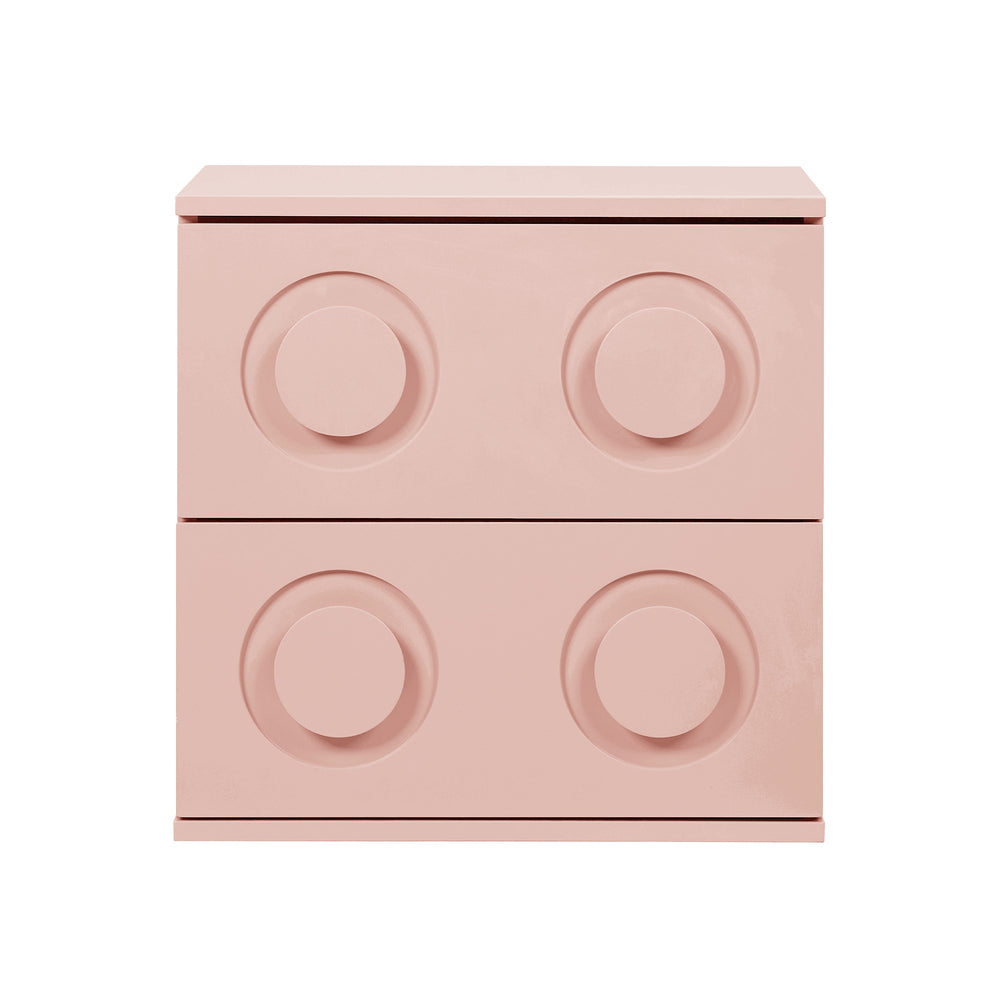 Cassie Pink Bedside Table