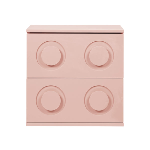 Cassie Pink Bedside Table