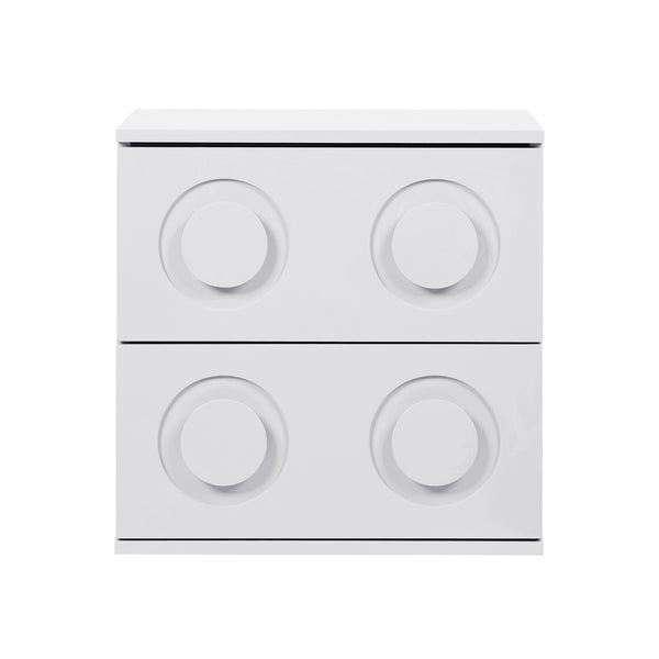 Cassie White Bedside Table