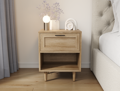 Kenzo Natural Bedside Table