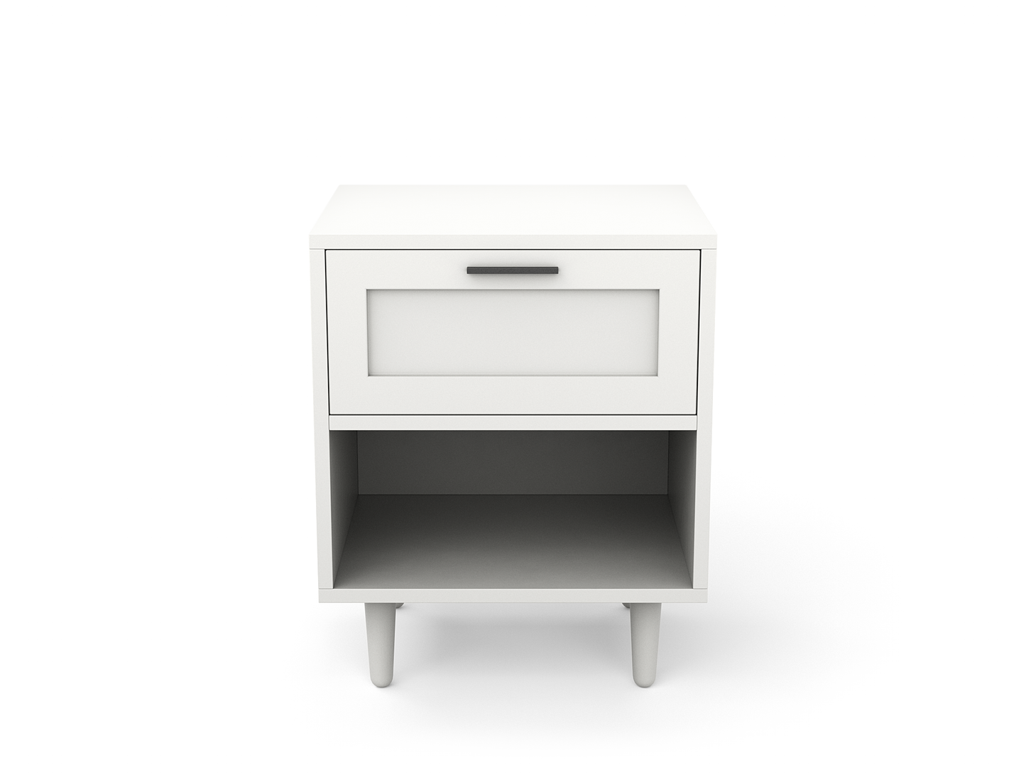 Kenzo White Bedside Table