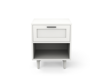 Kenzo White Bedside Table