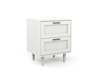 Kenzo II White Bedside Table