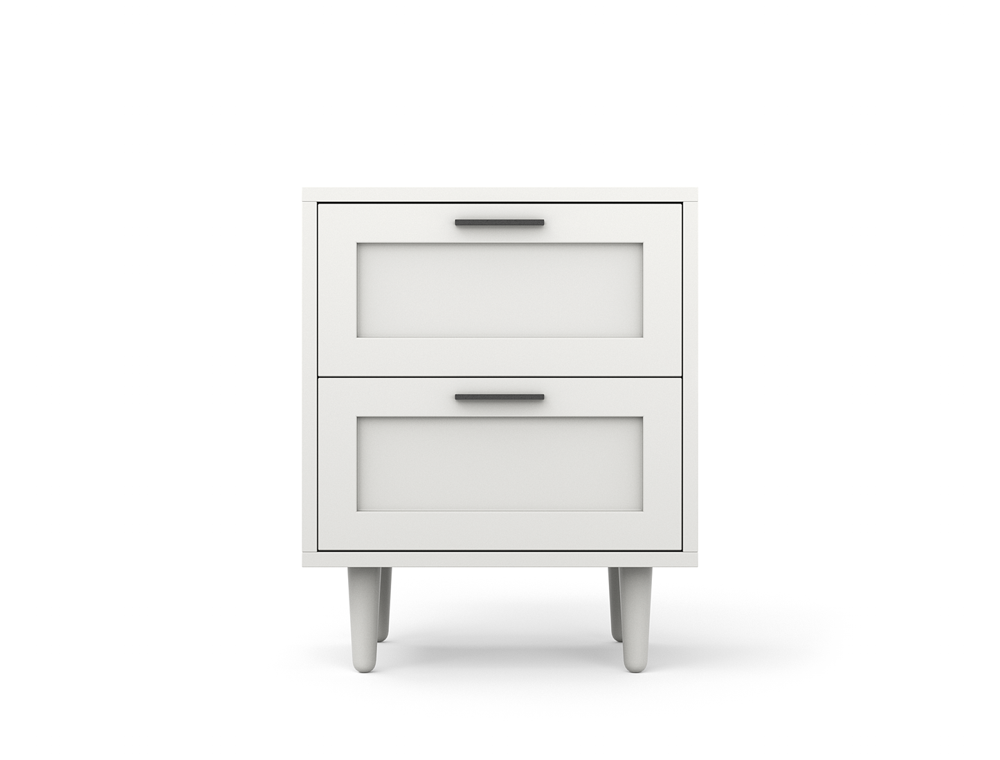 Kenzo II White Bedside Table