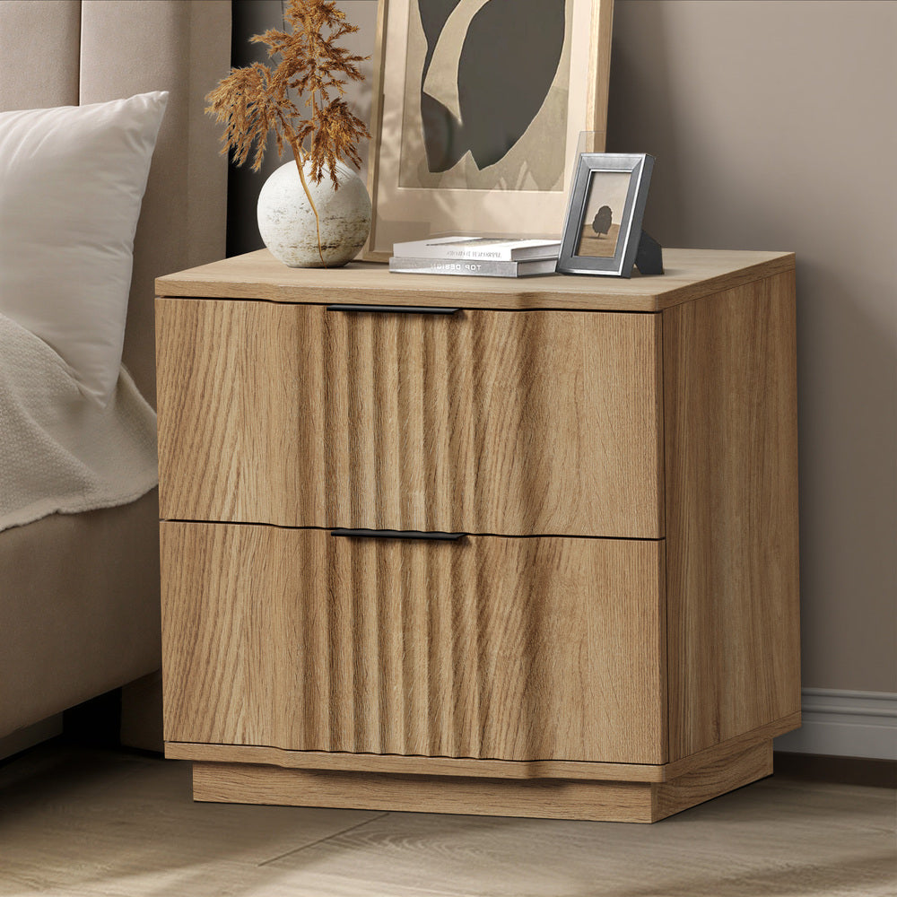 Mayson Natural Bedside Table
