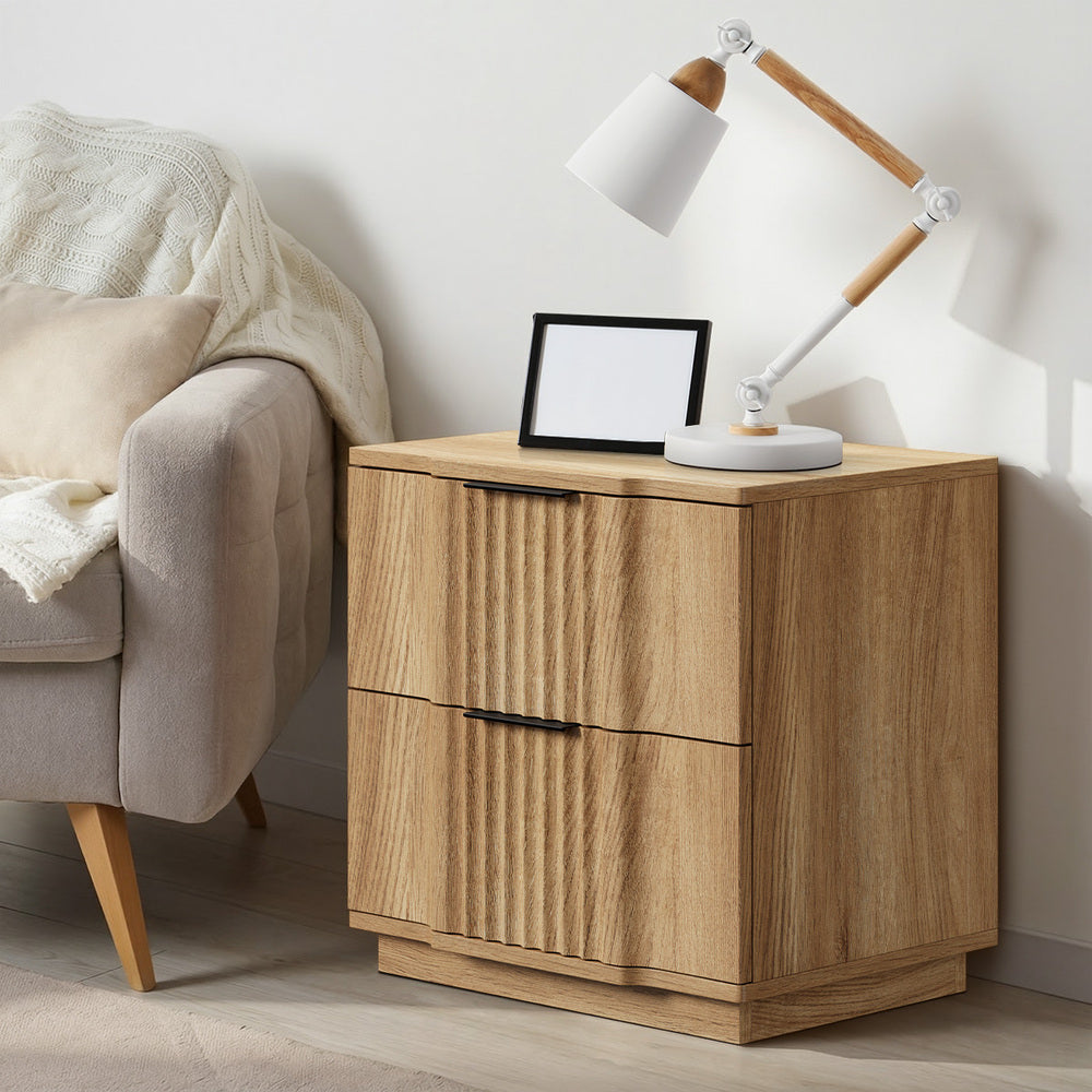 Mayson Natural Bedside Table
