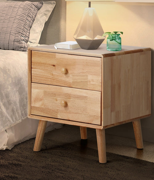 Petra Natural Bedside Table