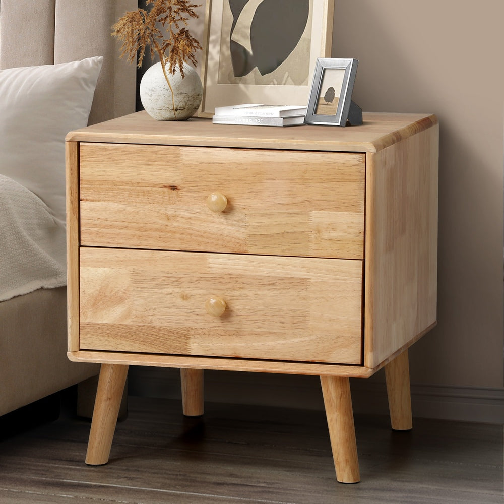 Petra Natural Bedside Table