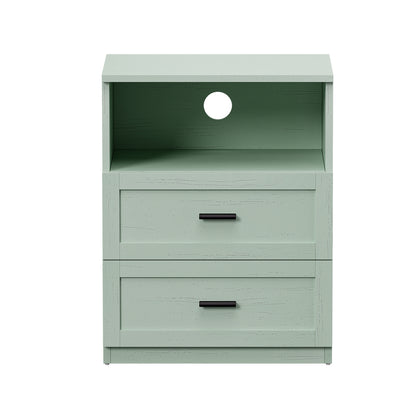 Retro Green Bedside Table