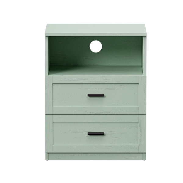 Retro Green Bedside Table