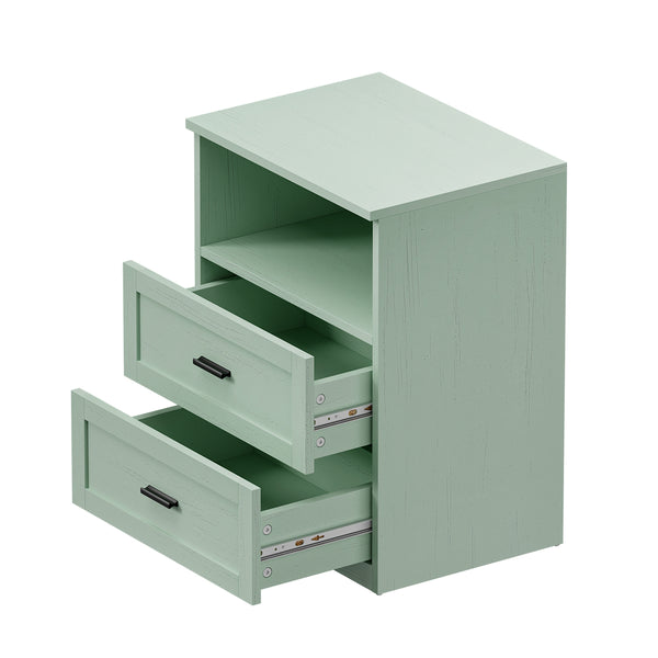 Retro Green Bedside Table
