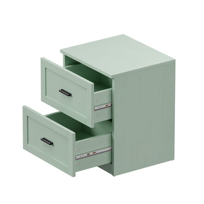 Alex Green Bedside Table