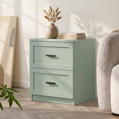 Alex Green Bedside Table