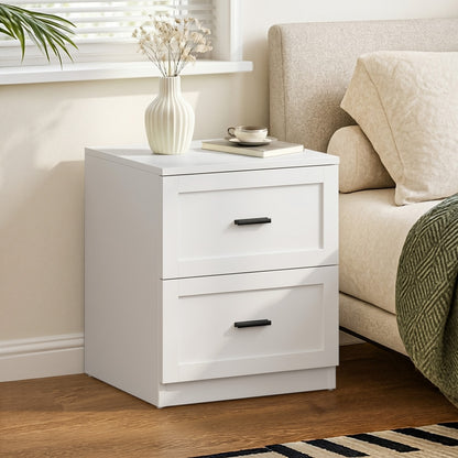 Alex White Bedside Table