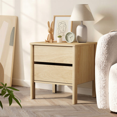 Grove Natural Bedside Table