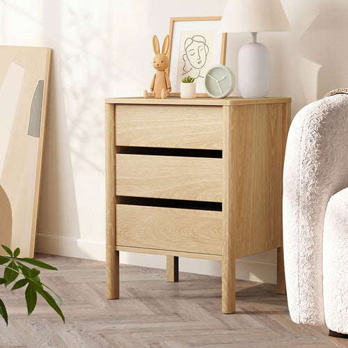 Isla Natural Bedside Table