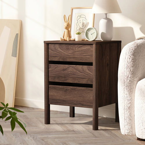 Isla Walnut Bedside Table