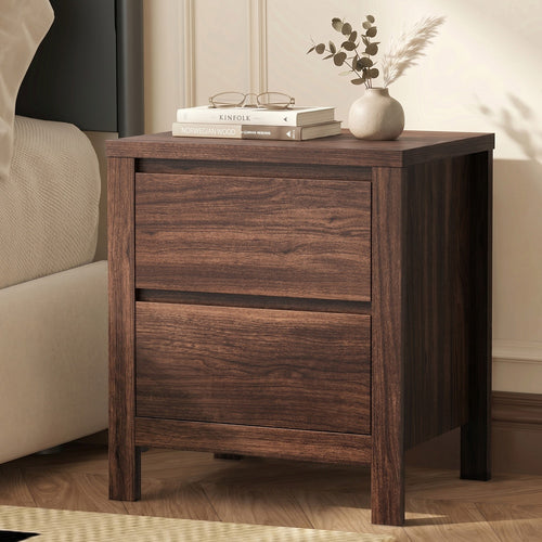 Rhea Walnut Bedside Table