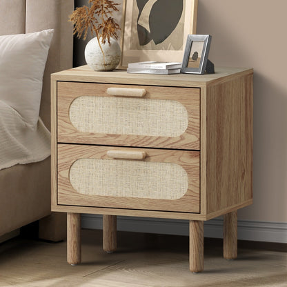 Chelsea Natural Rattan Bedside Table