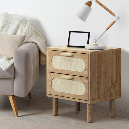 Chelsea Natural Rattan Bedside Table