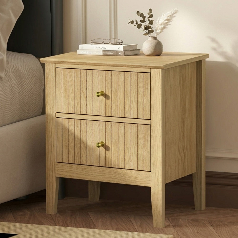Stan Natural Bedside Table