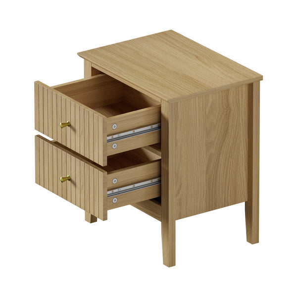 Stan Natural Bedside Table