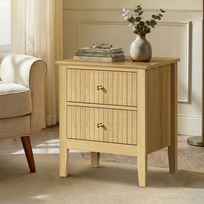 Stan Natural Bedside Table
