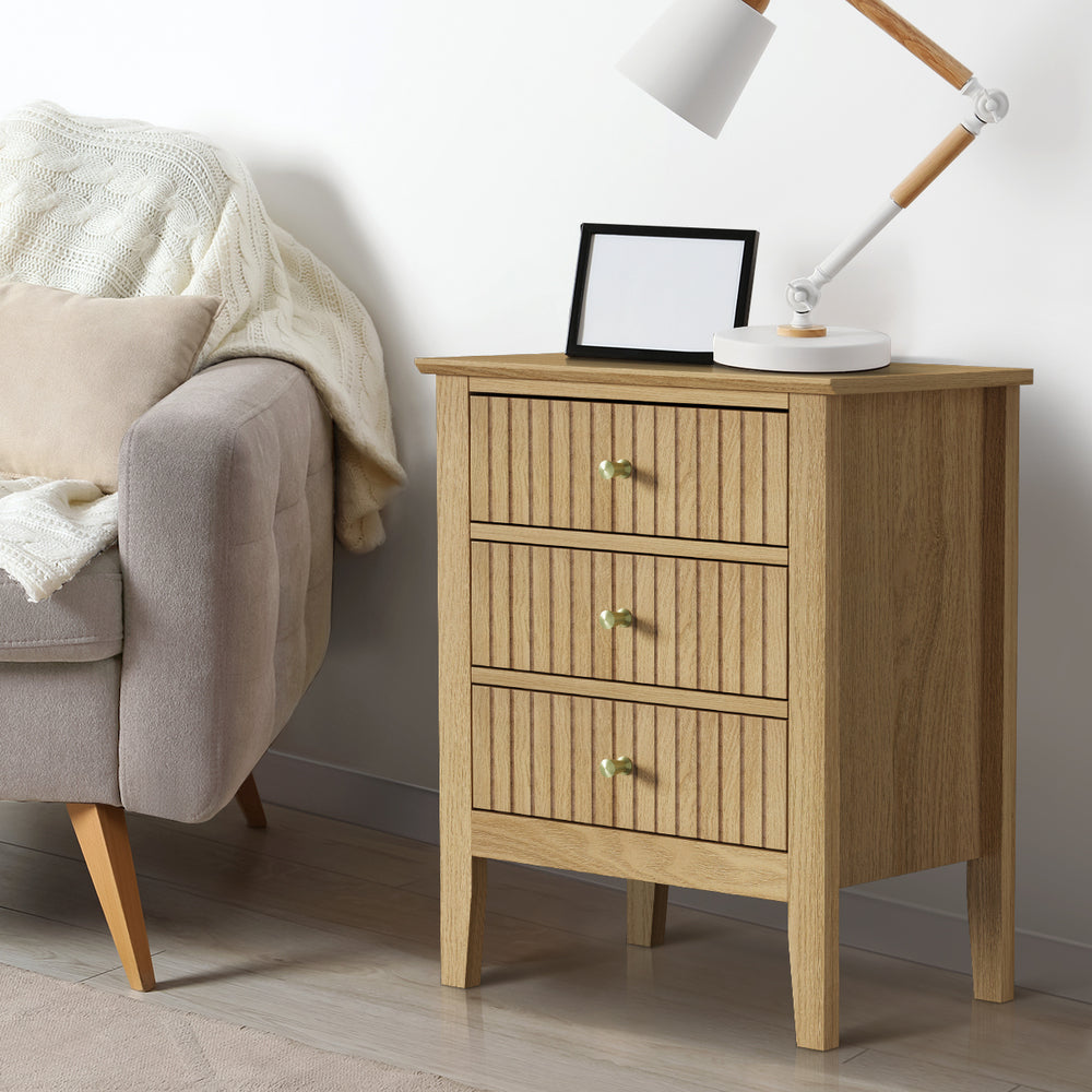 Rios Natural Bedside Table