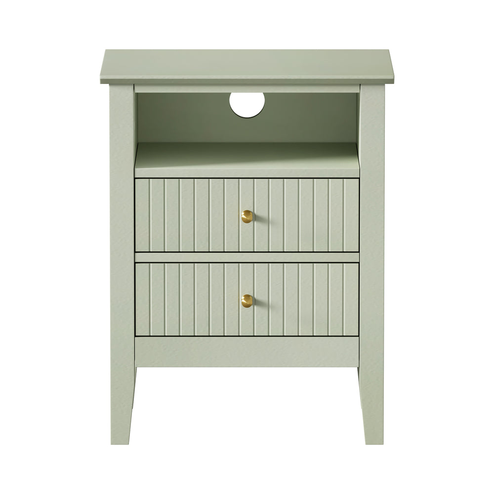 Avalon Green Bedside Table