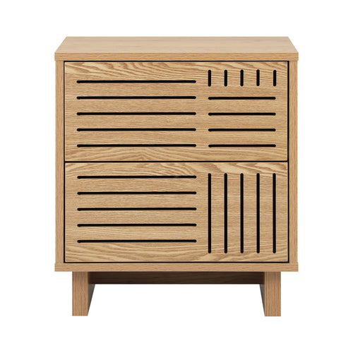 Ollie Natural Bedside Table