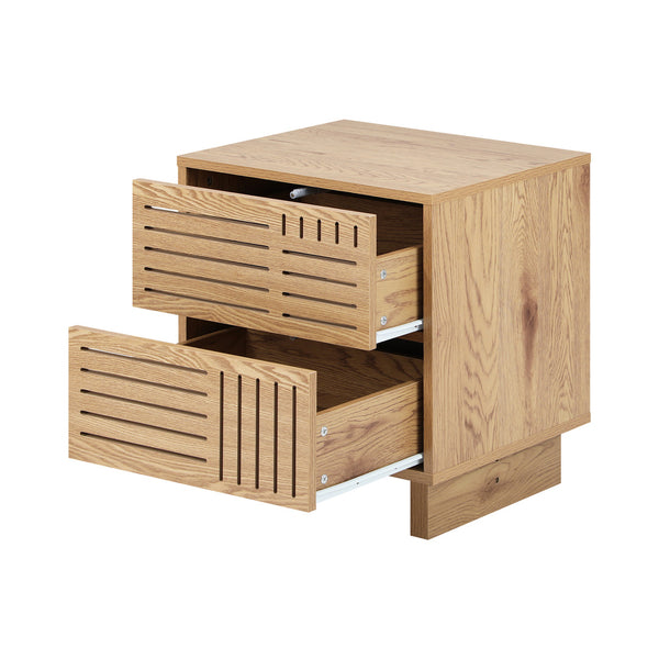 Ollie Natural Bedside Table