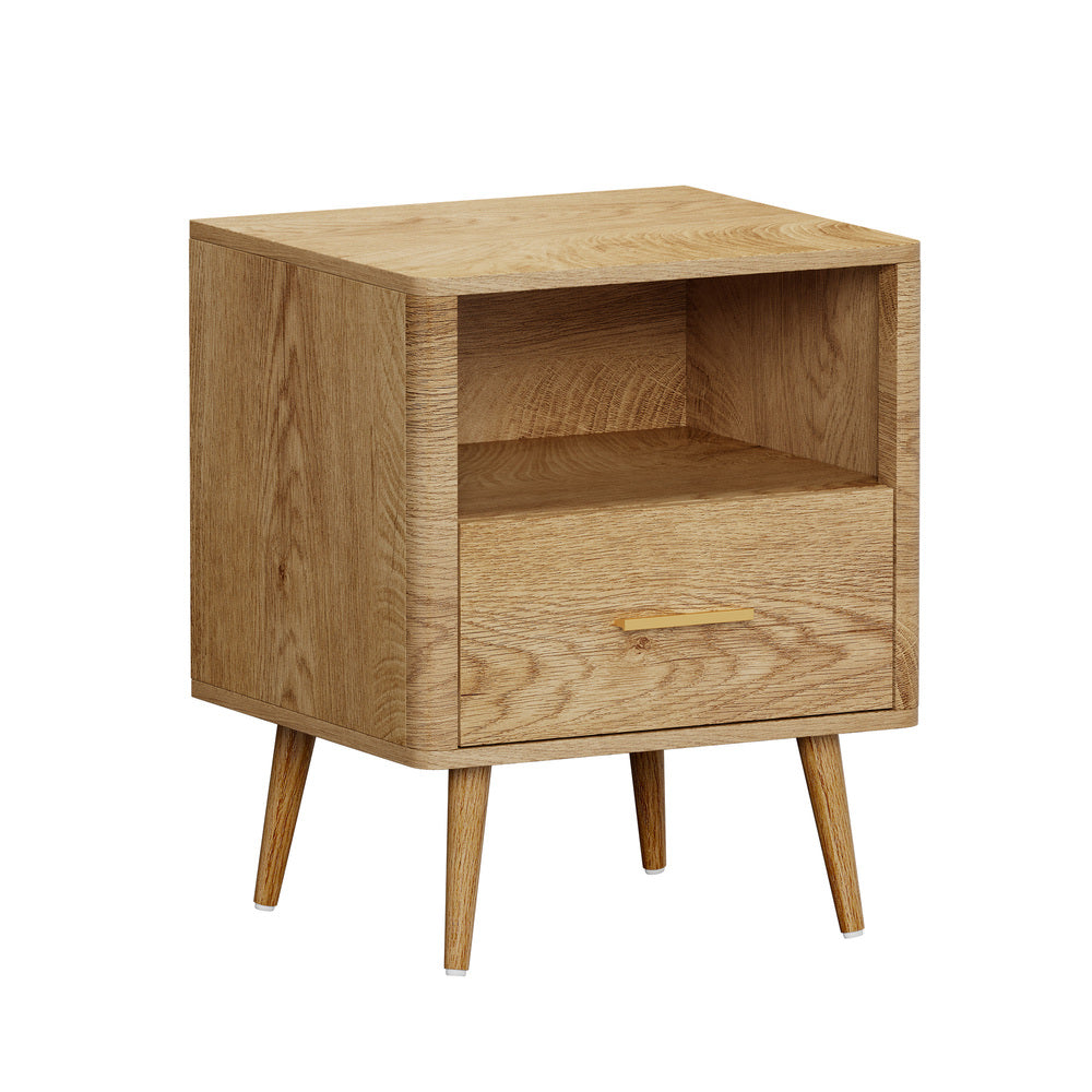 Cleo Natural Bedside Table