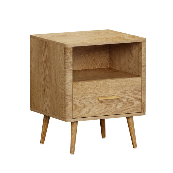 Cleo Natural Bedside Table