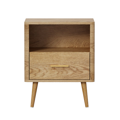 Cleo Natural Bedside Table