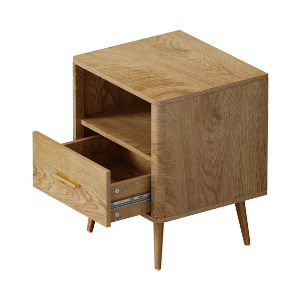 Cleo Natural Bedside Table