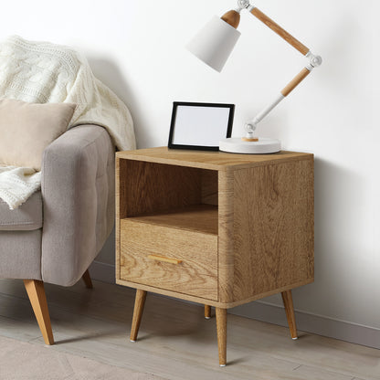 Cleo Natural Bedside Table