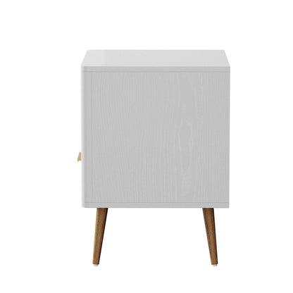 Cleo White Bedside Table