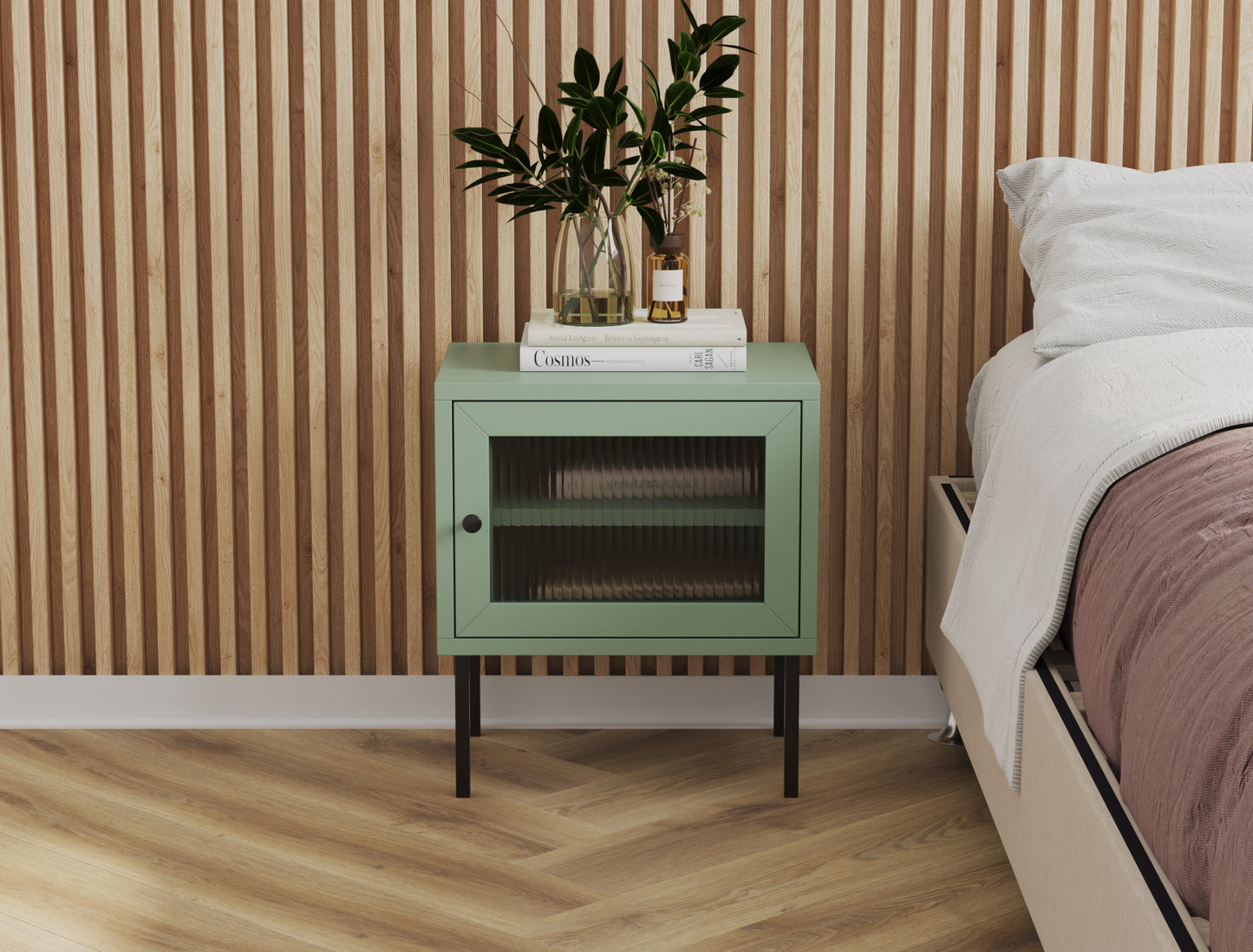 Darcy Green Bedside Table