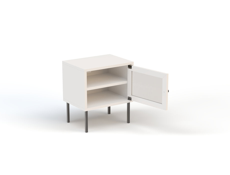 Darcy White Bedside Table