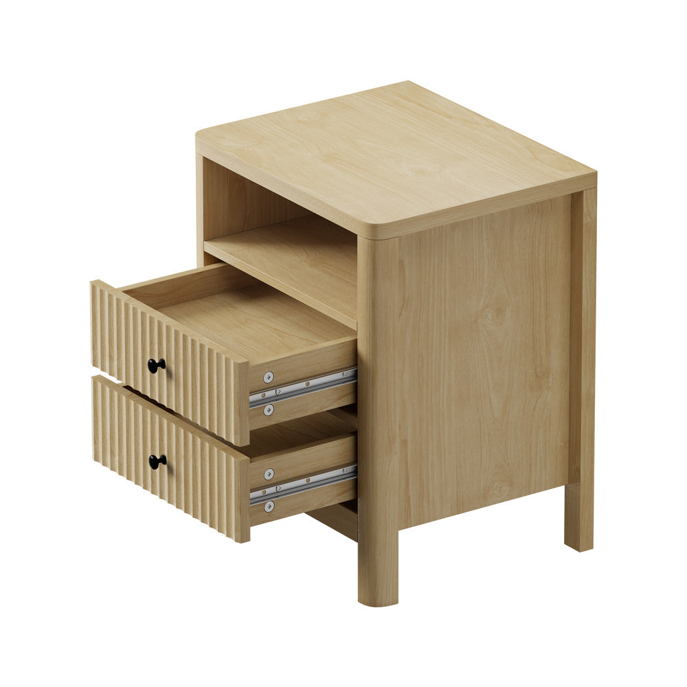 Harrison Natural Bedside Table