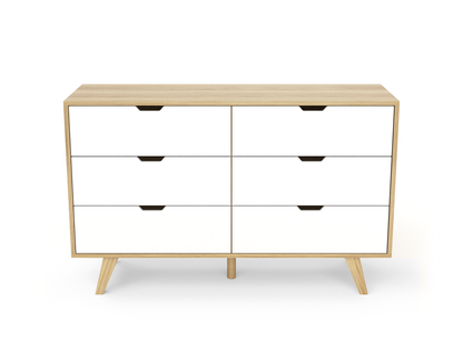 Ruby White 6 Chest of Drawers