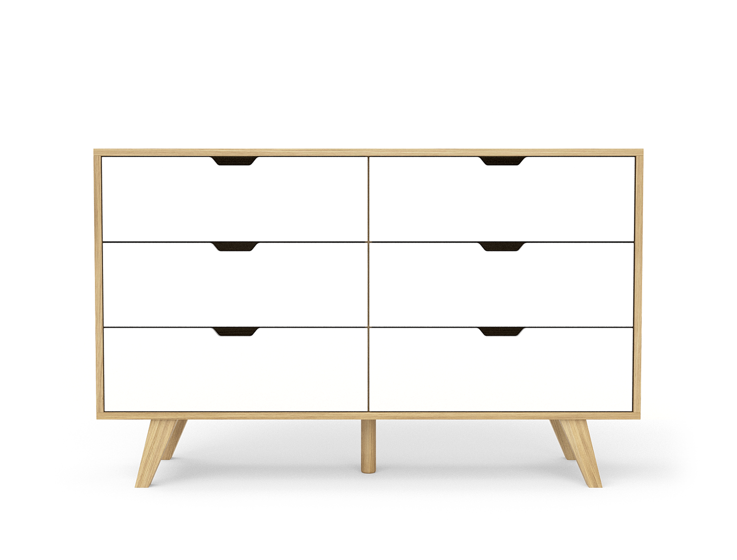 Ruby White 6 Chest of Drawers